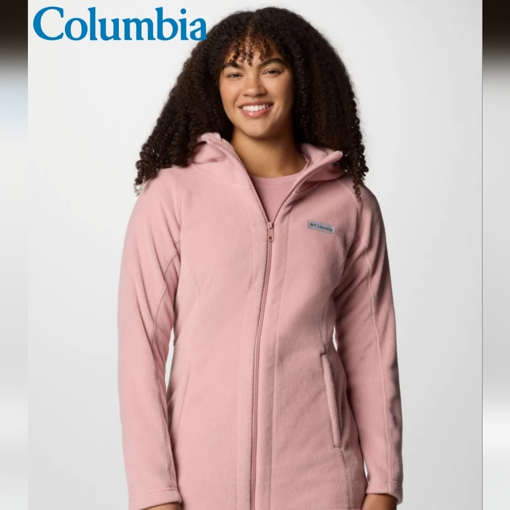 Columbia Womens Light Pink Fleece Jacket